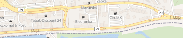 Karte Biedronka Wrocławska Słubice