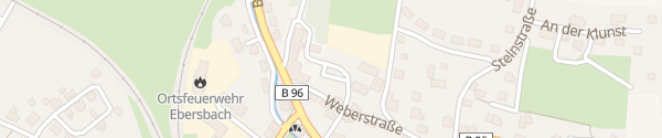 Karte Weberstraße Ebersbach-Neugersdorf