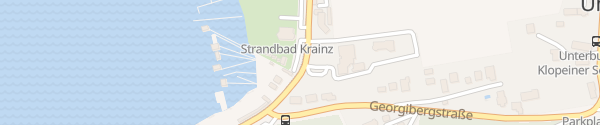 Karte Strandbad Krainz Unterburg am Klopeiner See