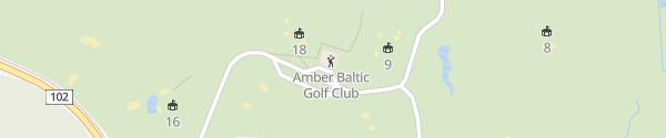 Karte Amber Baltic Golf Club Kolczewo