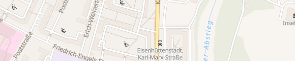 Karte Karl-Marx-Straße Eisenhüttenstadt