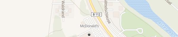 Karte McDonald's Eisenhüttenstadt