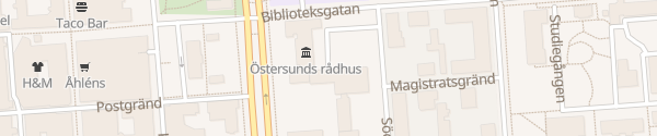 Karte Rådhuset Östersund