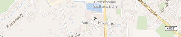 Karte Autohaus Havlat Großschönau