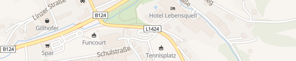 Karte Parkplatz Perger Straße Bad Zell