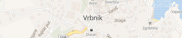 Karte Nanori ulica Vrbnik