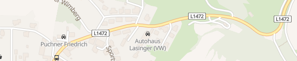 Karte Autohaus Lasinger Sankt Leonhard bei Freistadt