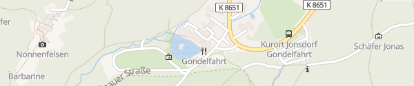 Karte Ausflugsgaststätte & Hotel Gondelfahrt Jonsdorf