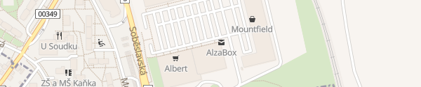 Karte Albert Hypermarket Tábor