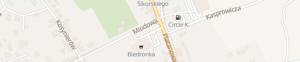 Karte Biedronka Miodowa Gubin