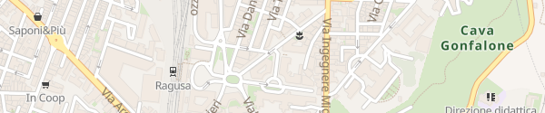 Karte Via Salvo d'Acquisto Ragusa