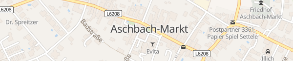 Karte Gemeindeamt Aschbach-Markt