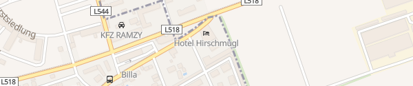 Karte Hotel Hirschmugl Zeltweg