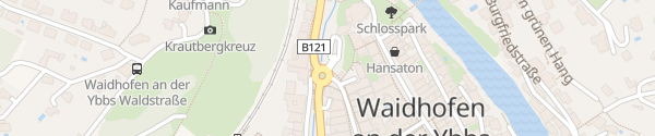 Karte Stadtplatz Waidhofen an der Ybbs