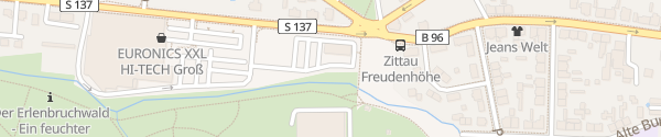 Karte McDonald's Zittau