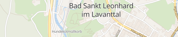 Karte Kurhotel Bad Sankt Leonhard im Lavanttal