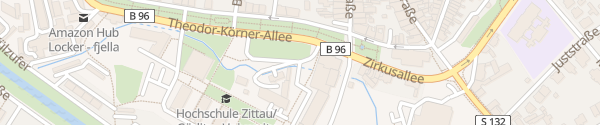 Karte Hochschule Zittau/Görlitz Zittau