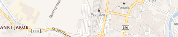 Karte P&R Parkplatz Hauptbahnhof Wolfsberg
