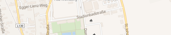 Karte Parkplatz Stadionbad Wolfsberg