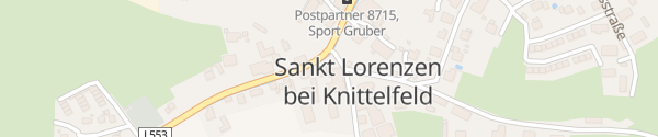 Karte Gemeindeamt Sankt Lorenzen bei Knittelfeld