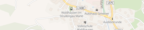 Karte Markt Waldhausen im Strudengau