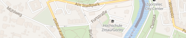 Karte Hochschule Zittau/Görlitz Görlitz