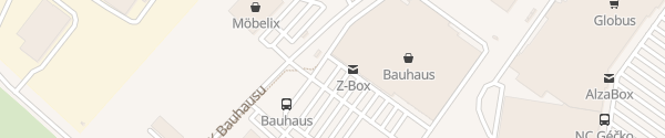 Karte Bauhaus Liberec