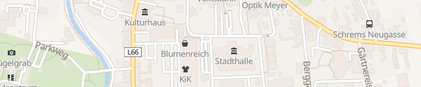 Karte Stadthalle Schrems