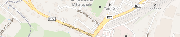 Karte Stadtwerke Köflach Köflach