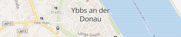 Karte E-Bike Ladestation Rathaus Ybbs an der Donau