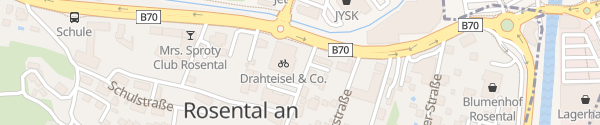 Karte Drahteisel E-Bike Ladestation Rosental an der Kainach