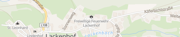 Karte Feuerwehr Lackenhof