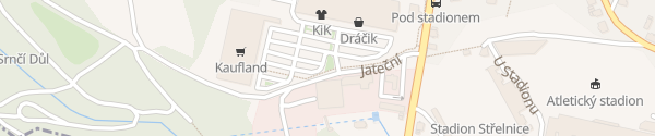Karte Kaufland Jateční Jablonec nad Nisou