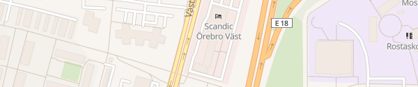 Karte Scandic Örebro Väst Örebro