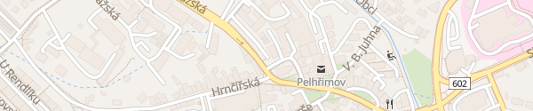 Karte Parkoviště Pražská Pelhřimov