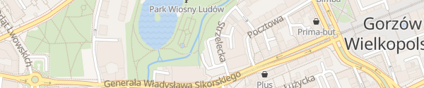 Karte Strzelecka Gorzów Wielkopolski