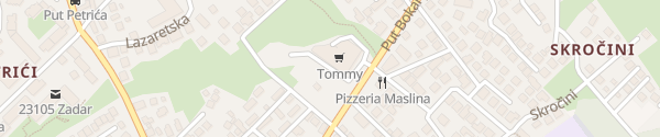 Karte Tommy Put Bokanjca Zadar