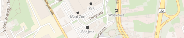 Karte Targowa Gorzów Wielkopolski