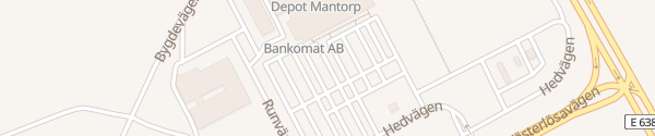 Karte Depot Shoppingcenter Mantorp