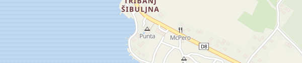 Karte Villa Punta Tribanj