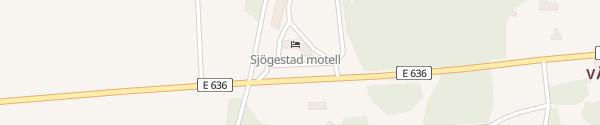 Karte Sjögestad Motell Vikingstad