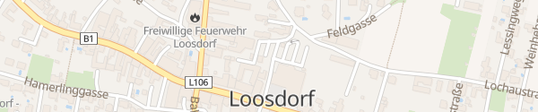 Karte Einkaufszentrum Loosdorf