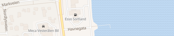 Karte Esso Sortland