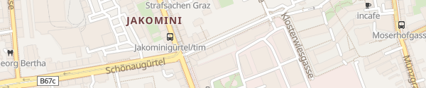 Karte TiM Jakominigürtel Graz