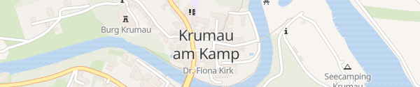 Karte Ortszentrum Krumau am Kamp