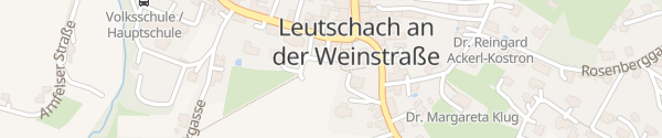 Karte Kirchplatz Leutschach an der Weinstraße