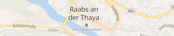 Karte Raiffeisenbank Raabs an der Thaya
