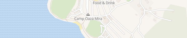 Karte Oaza Mira auto camp Drage