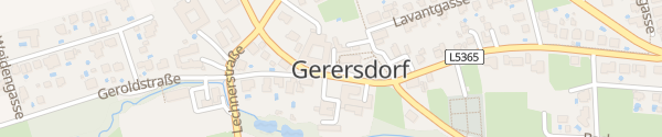 Karte Gemeindesaal Gerersdorf