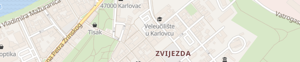 Karte Stadtverwaltung Karlovac